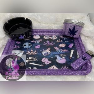 Rolling Tray Set
